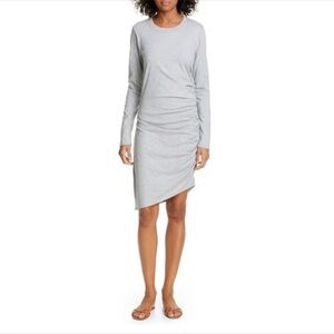 navy blue a line midi dress Dottie Striped Midi Dress Navy Smocked